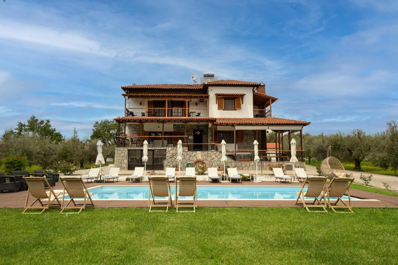 Kalisun Pool House By Georgalas Nea Kallikrateia Ngoại thất bức ảnh